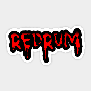 Redrum Sticker